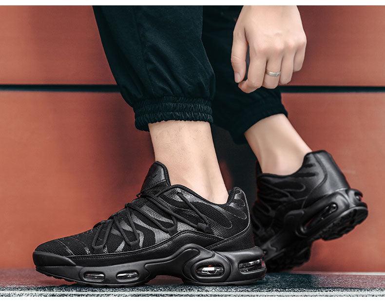 Baskets Hommes Confortables à Coussin d'Air Respirantes Antidérapantes Légères Décontractées pour la Course à Pied, la Gym, le Jogging, la Marche, les Couples, les Sports de Plein Air et la Gym
