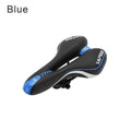 Selle de vélo de sport Souple Absorption des chocs Coussin de vélo creux confortable Éponge de cyclisme sur route La selle de vélo la plus confortable Amortisseur Étanchéité Adapté pour le fitness en extérieur Large selle de vélo rembourrée souple