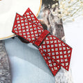 Barrettes à cheveux Crystal Gros Nœud Serre-tête pour Femmes, Attache-queue de cheval, Accessoires pour cheveux pour Filles, Épingles à cheveux en Strass, Pinces à cheveux mode, Accessoires de Bandeau pour Fête