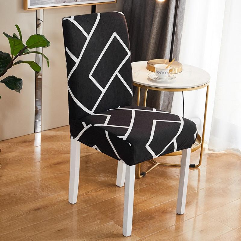 Housse de chaise en spandex, amovible, anti-saleté, pour cuisine, banquet, mariage, dîner, restaurant. Housse de chaise de salle à manger en spandex extensible, amovible et lavable, protection de chaise de salle à manger, housse de siège.
