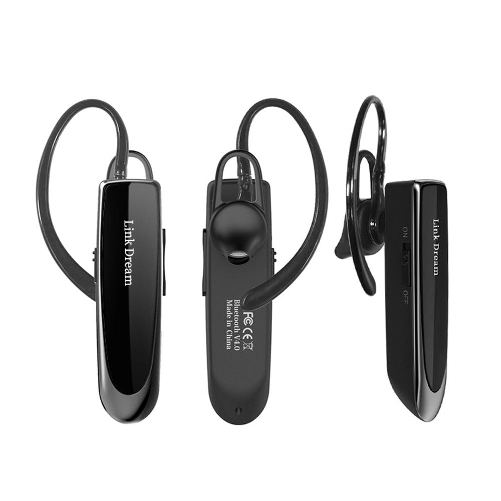 Écouteur Bluetooth V5.0 Casque sans fil mains libres avec microphone 24h d'autonomie pour la conduite, 30 jours en veille, Casque de musique Bluetooth étanche compatible avec tous les smartphones, Écouteurs sans fil pour le sport
