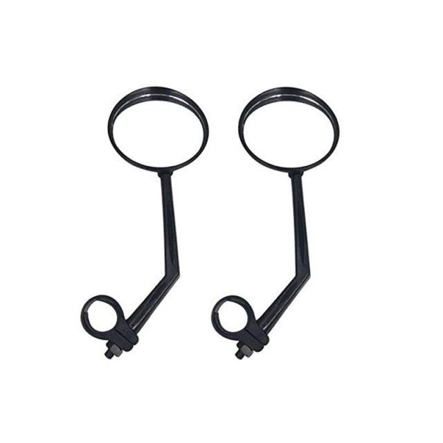 Rétroviseurs arrière de vélo Rotation en degrés Rétroviseurs de vélo adaptés aux VTT et vélos de route Rétroviseur de sécurité Vue arrière réglable Rotatif HD Grand angle Cyclisme Miroir Convexe en Acrylique Transparent