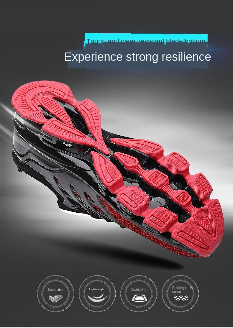 Baskets de course respirantes pour hommes, chaussures décontractées à la mode pour couple, chaussures de sport de course respirantes d'extérieur, baskets de sport amortissantes, chaussures de sport élégantes pour la marche et l'athlétisme