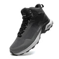 Bottes chaudes pour hommes Bottes de neige en peluche Bottes de randonnée antidérapantes d'extérieur Bottes d'hiver montantes imperméables pour hommes Bottes de neige doublées chaudes Chaussures en cuir antidérapantes