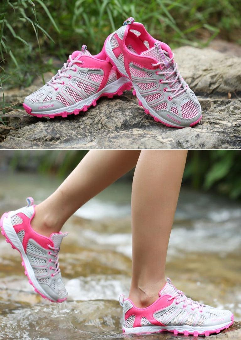 Chaussures de randonnée imperméables pour homme, bottes de montagne, baskets respirantes, chaussures de course, chaussures de randonnée imperméables d'extérieur, chaussures de marche basses en cuir léger pour l'extérieur