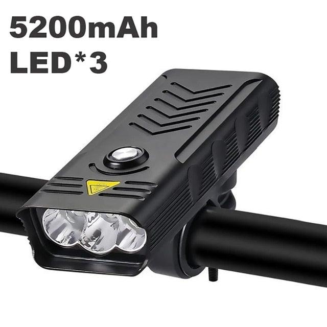 Lampe Vélo Puissante Rechargeable USB Étanche Phare Avant pour Vélo de Route Lanterne Lumières Vélo Super Lumineuses 3 LED Ultra Lumineuses pour la Conduite de Nuit