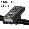 Lampe Vélo Puissante Rechargeable USB Étanche Phare Avant pour Vélo de Route Lanterne Lumières Vélo Super Lumineuses 3 LED Ultra Lumineuses pour la Conduite de Nuit