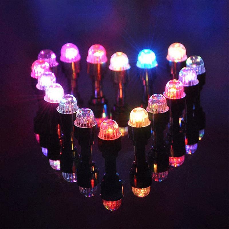 1 lampe de rayon de roue de vélo, lumières LED de valve de pneu, bouchons de valve lumineux néon étanches, lumières clignotantes pour rayons de pneus de vélo de voiture, accessoires de bouchons de valve étanches pour hommes et femmes