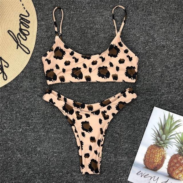 Maillot de bain jaune vert fluo femme Push Up rembourré Micro Bikini été maillot de bain plage maillot de bain femme col rond découpe avant lacets dos coupe haute une pièce maillot de bain