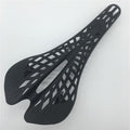Tapis de selle de vélo léger pour siège avant de vélo, coussin de selle de vélo respirant en toile d'araignée douce, selle de vélo de route VTT évidée confortable et ultra légère