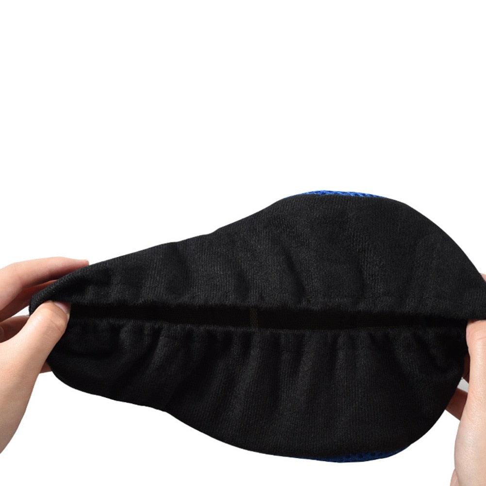 Housse de selle de vélo confortable 3D souple et respirante en tissu mesh pour selles confortables, compatible avec les vélos d'exercice et d'extérieur, avec housse résistante à l'eau.