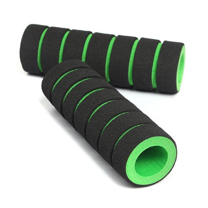 Guidon de vélo léger en mousse éponge, cyclisme anti-choc antidérapant, poignées de guidon de vélo en mousse, housse de guidon de vélo en mousse, poignées souples en mousse éponge antidérapantes pour vélo de course, bicyclette, moto