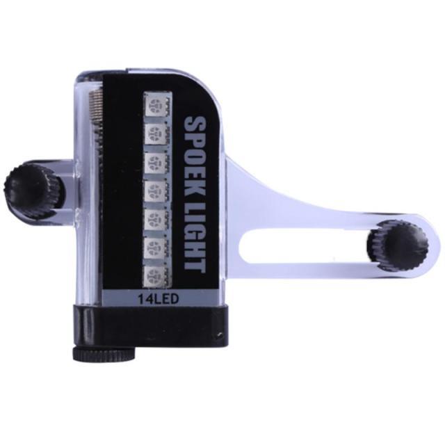 1 PC Feu de Rayon de Vélo Mini LED Lampe de Valve de Pneu Décorative Roue de Vélo Feux Avertisseurs de Cyclisme LED Lumières de Roue de Vélo Lampe Clignotante Néon Lueur dans l'Obscurité Accessoires Cool et Sûrs