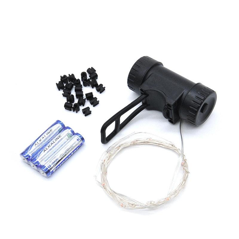 Lampe à rayons de vélo durable à la mode Lumières de roue à vent de pneu de vélo Lumières de ruban à rayons flash Lampe de cyclisme de nuit en plein air Bande lumineuse étanche lumineuse pour rayons de roue de vélo