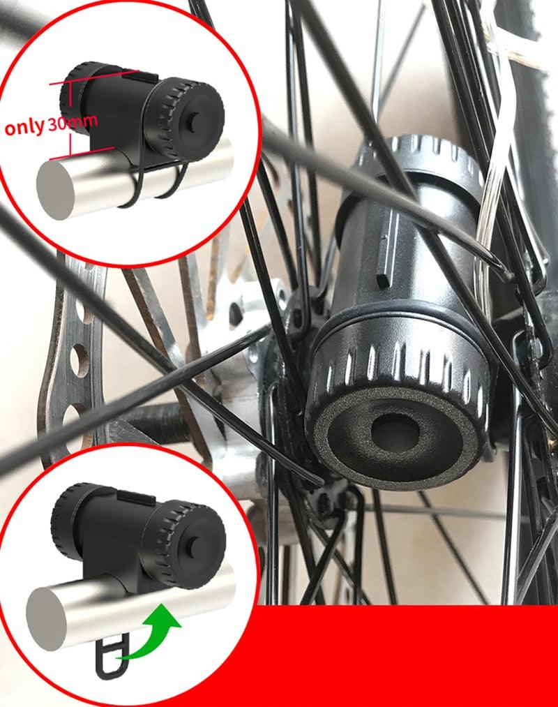 Lampe à rayons de vélo durable à la mode Lumières de roue à vent de pneu de vélo Lumières de ruban à rayons flash Lampe de cyclisme de nuit en plein air Bande lumineuse étanche lumineuse pour rayons de roue de vélo