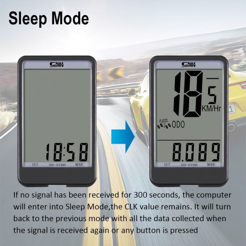 Compteur de vitesse sans fil étanche pour vélo, avec écran LCD numérique, compteur kilométrique, chronomètre, pour accessoires de cyclisme