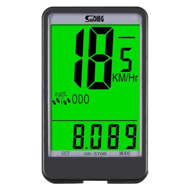 Compteur de vitesse sans fil étanche pour vélo, avec écran LCD numérique, compteur kilométrique, chronomètre, pour accessoires de cyclisme