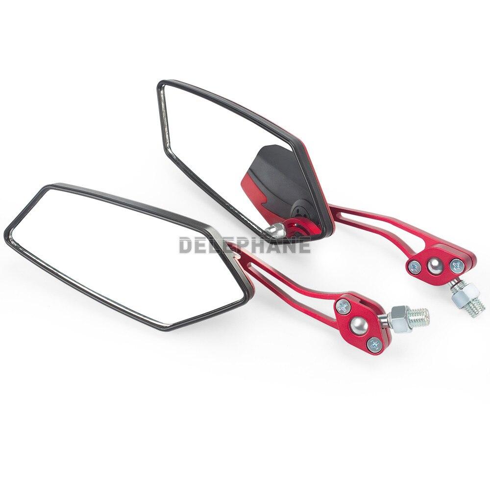 Rétroviseurs de Vélo HD Lentille en Verre Anti-Explosion Rétroviseurs de Guidon de VTT Réglables et Rotatifs Rétroviseurs de Vélo Neufs Lentille Convexe Anti-Rayures Universelle Réglable et Rotative en Verre pour Guidon de Vélo de Route et VTT