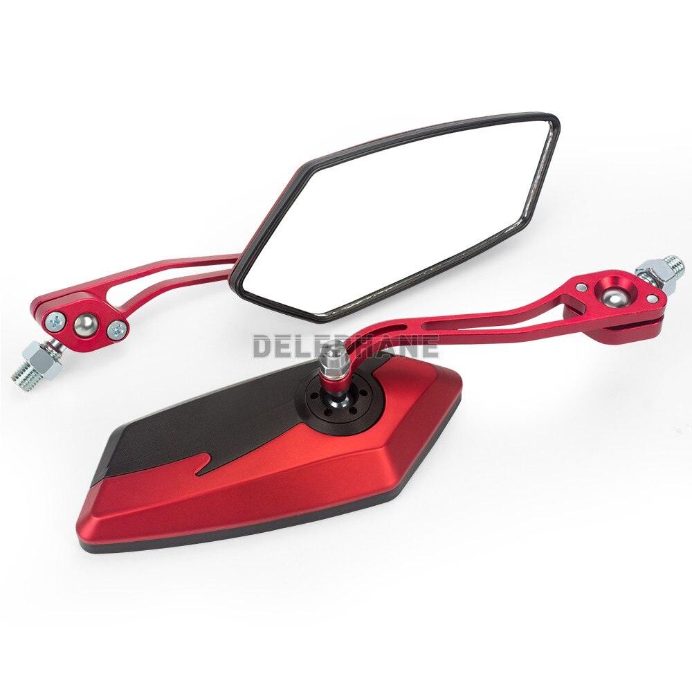 Rétroviseurs de scooter électrique réglables Rétroviseurs de vélo Rétroviseurs clairs HD réglables pour guidon Rétroviseur universel réglable rotatif sécurisé pour guidon de vélo