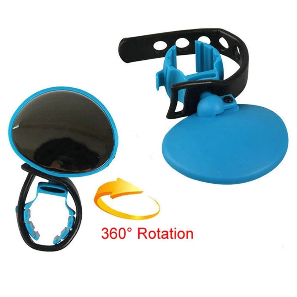 Nouveau Rétroviseur Universel pour Vélo, Rétroviseur de Guidon, Rotation Grand Angle, Accessoires de Cyclisme pour Vélo de Route, Rétroviseurs Rotatifs, Rétroviseur en Verre Monté sur Guidon, Rétroviseur Universel pour VTT et Vélo de Route