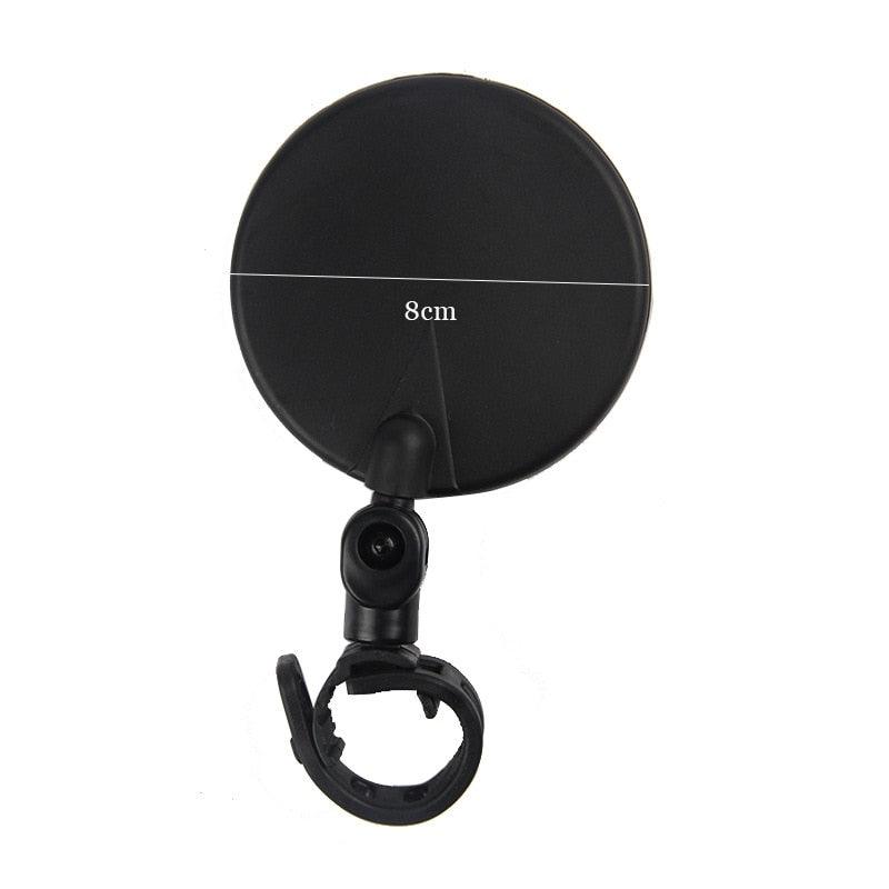 Rétroviseur universel pour vélo, guidon, grand angle, rétroviseur de vélo, accessoires de vélo, rétroviseur de casque de vélo, 2 rétroviseurs de vélo avec miroir convexe grand angle réglable et rotatif pour VTT, vélo tout-terrain