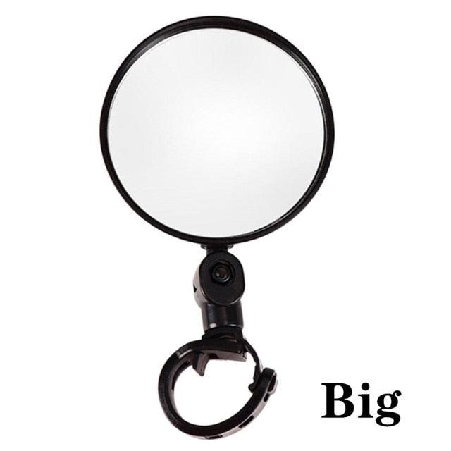 Rétroviseur universel pour vélo, guidon, grand angle, rétroviseur de vélo, accessoires de vélo, rétroviseur de casque de vélo, 2 rétroviseurs de vélo avec miroir convexe grand angle réglable et rotatif pour VTT, vélo tout-terrain
