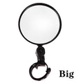Rétroviseur universel pour vélo, guidon, grand angle, rétroviseur de vélo, accessoires de vélo, rétroviseur de casque de vélo, 2 rétroviseurs de vélo avec miroir convexe grand angle réglable et rotatif pour VTT, vélo tout-terrain