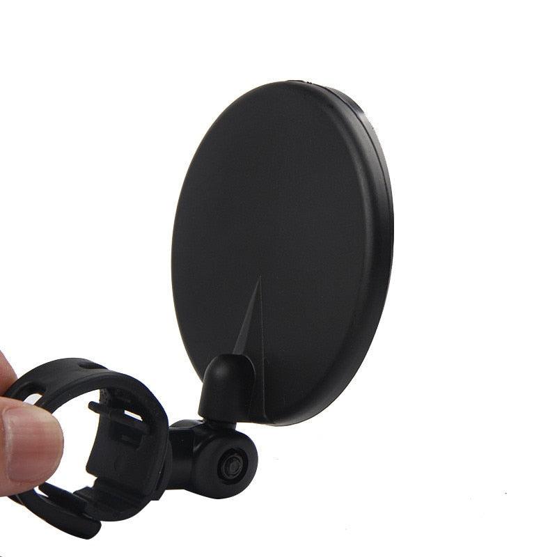 Rétroviseur de vélo électrique pour trottinette, grand angle, convexe, réflecteur arrière, miroir de modification, rétroviseur de trottinette réglable en verre, compatible avec le vélo.