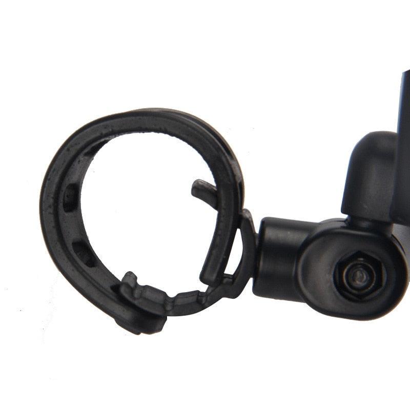 Rétroviseur de vélo électrique pour trottinette, grand angle, convexe, réflecteur arrière, miroir de modification, rétroviseur de trottinette réglable en verre, compatible avec le vélo.