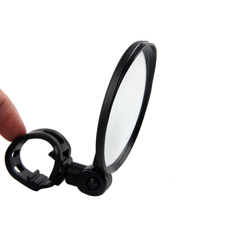 Rétroviseur de vélo électrique pour trottinette, grand angle, convexe, réflecteur arrière, miroir de modification, rétroviseur de trottinette réglable en verre, compatible avec le vélo.