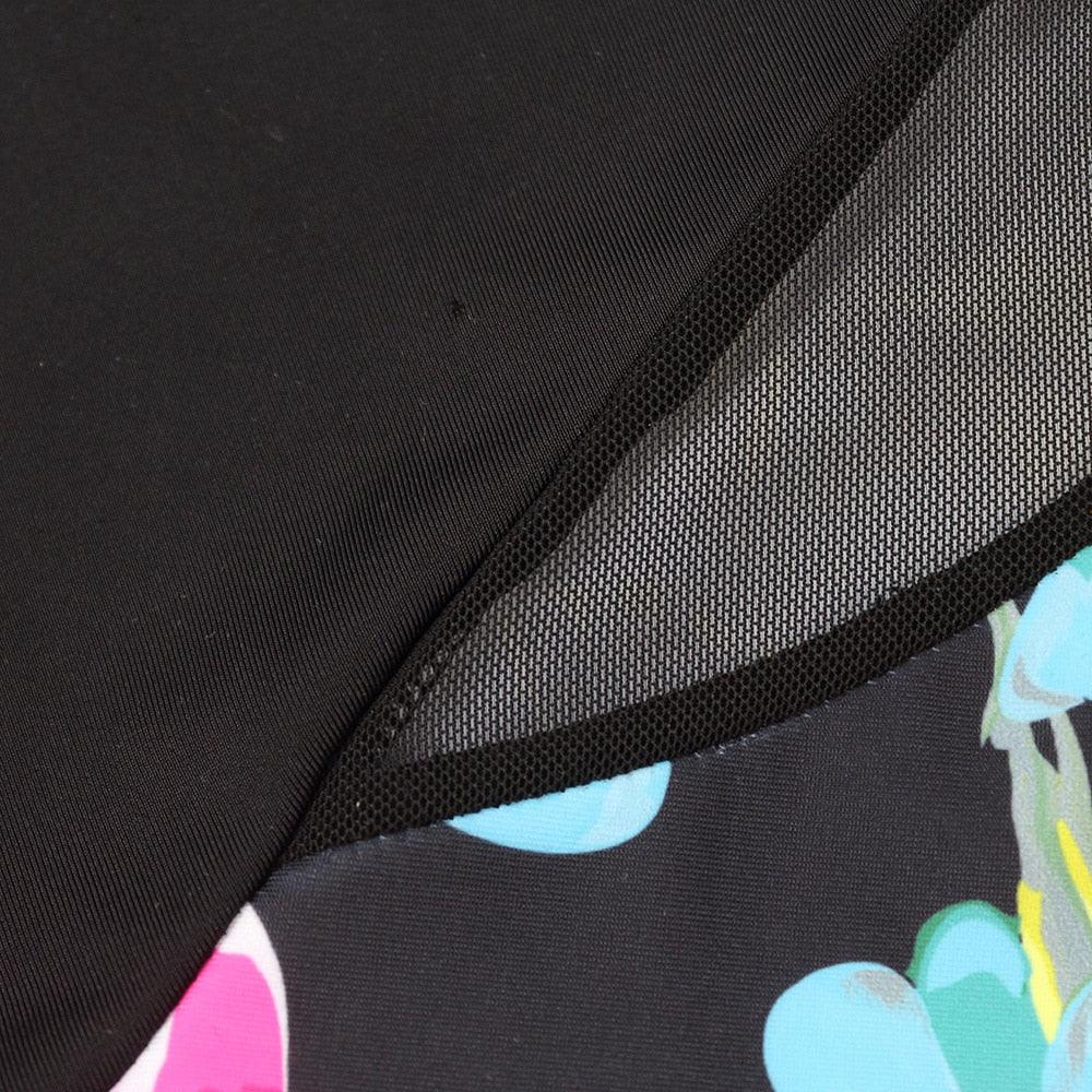 Maillot de bain de surf pour femme Bikini manches longues Maillot de bain imprimé tigre Push Up Maillot de bain d'été deux pièces Rash Guard de surf Bikini manches longues Ensemble maillot de bain