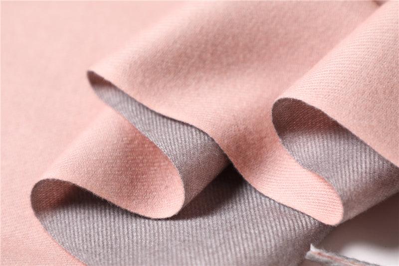 Écharpe d'hiver unie douce en cachemire léger, châle en cachemire, écharpe légère, châle, hijab, châle, écharpe élégante, couverture, bandana à pompons pour femme
