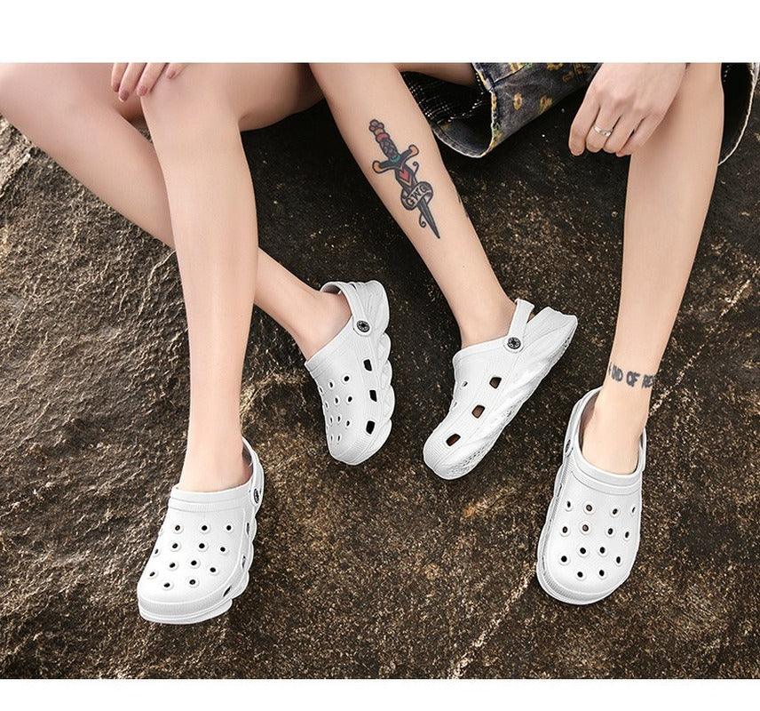 Sandales d'extérieur Semelle Souple Chaussures de Plage Homme et Femme Même Style Convient pour l l'été Chaussons à Plateforme Homme Sandales de Sport Homme Chaussons d'extérieur et d'intérieur Sandales Légères