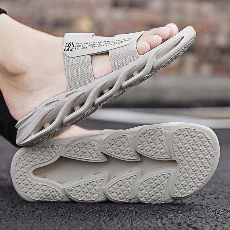 Tongs d'été décontractées modernes, sandales de piscine, chaussons pour hommes, chaussures de tennis, baskets, pantoufles confortables à mémoire de forme, pantoufles d'extérieur, pantoufles de luxe d'intérieur pour hommes