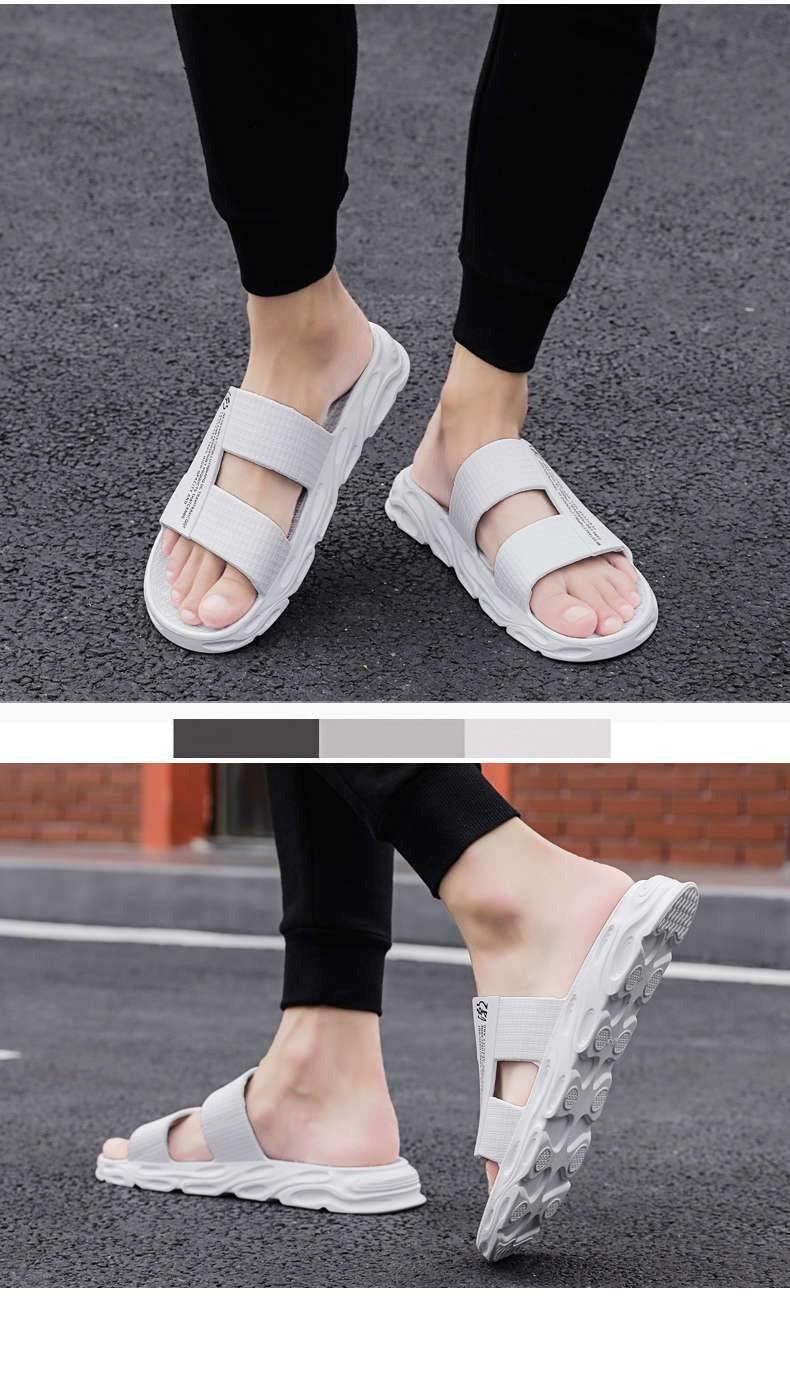 Tongs d'été décontractées modernes, sandales de piscine, chaussons pour hommes, chaussures de tennis, baskets, pantoufles confortables à mémoire de forme, pantoufles d'extérieur, pantoufles de luxe d'intérieur pour hommes