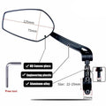 Rétroviseur de vélo intelligent, élégant, pour guidon, réflecteur arrière, pour VTT, vélo électrique, trottinette, miroir HD grand angle réglable, réflecteur arrière large, vision réglable, rétroviseurs gauche et droit pour vélo de route électrique.
