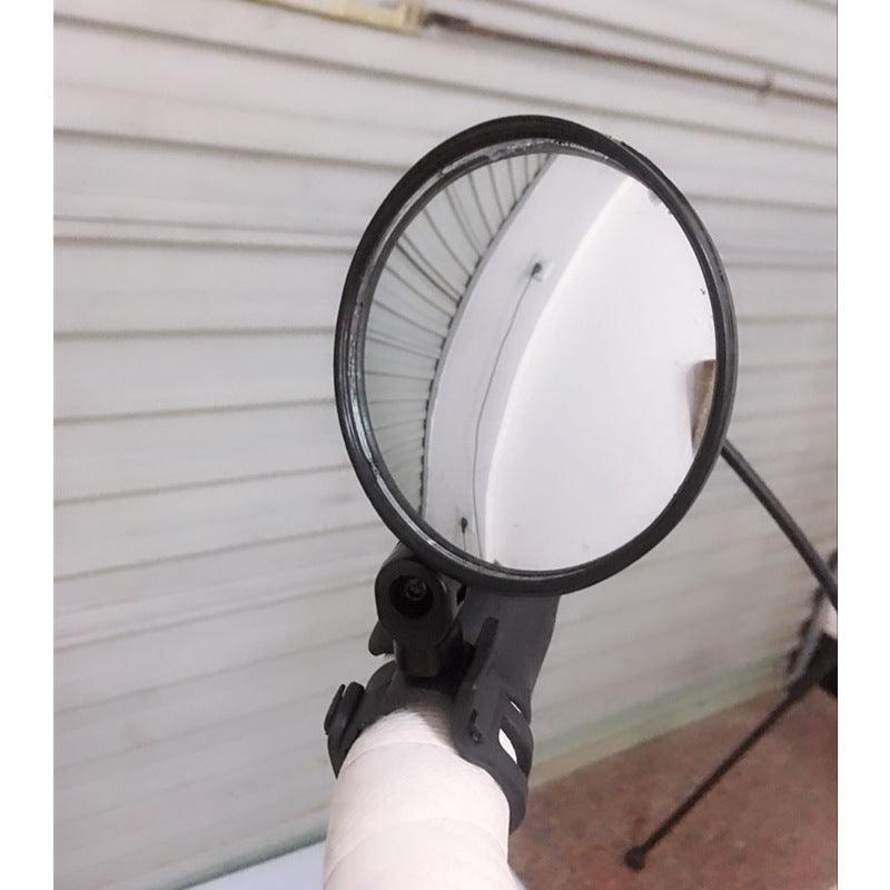 Rétroviseur universel pour vélo, guidon, grand angle, rétroviseur de vélo, accessoires de vélo, rétroviseur de casque de vélo, 2 rétroviseurs de vélo avec miroir convexe grand angle réglable et rotatif pour VTT, vélo tout-terrain
