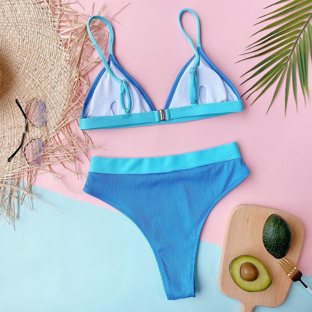Maillot de bain deux pièces vintage mignon pour femme, maillot de bain fendu, maillot de bain d'été, bikini ample, maillot de bain rétro, maillot de bain de plage tendance, spa d'été, plage, surf, sport
