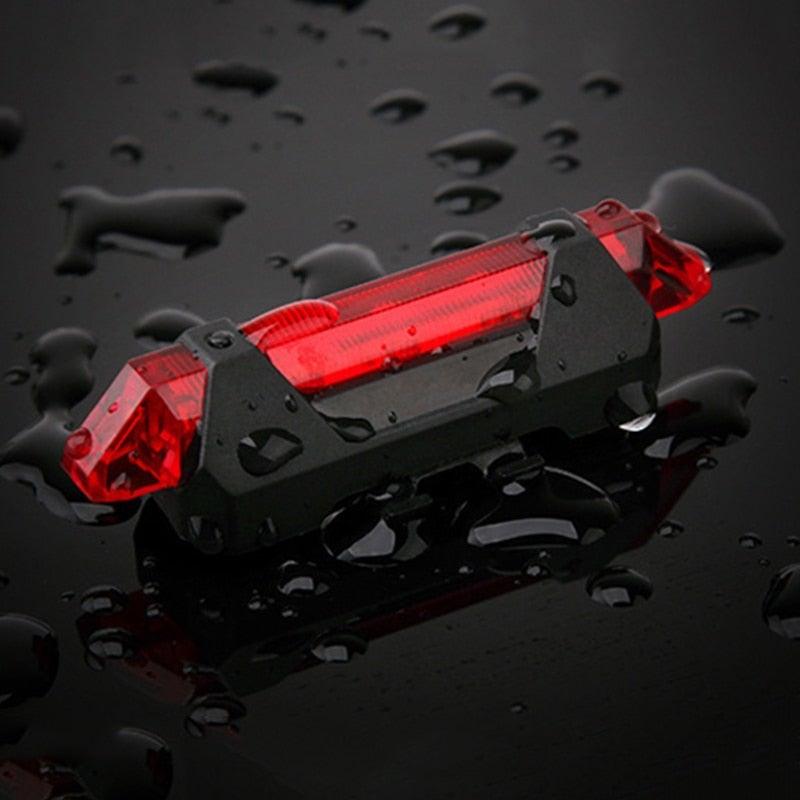 2 lampes LED de vélo, avant et arrière, rechargeables par USB, phares de vélo, feux arrière de cyclisme, éclairage super lumineux avant et arrière de vélo, rechargeables par USB, durables, étanches, pour VTT, casque, route, conduite de nuit, pour vélo