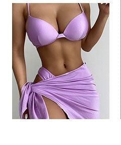 Maillot de Bain Femme Push Up Bikinis Maillots de Bain Femme Push Up Dos Nu Bandage Bikini Imprimé Floral Bas de Maillot de Bain Deux Pièces Maillots de Bain Femme Dos Nu Imprimé Feuilles Vêtements de Plage Grande Taille