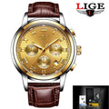 Montre Élégante pour Homme avec Chronomètres et Bracelets en Cuir Style Affaires Cadeau Parfait Excellent Look