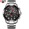 Montre pour homme avec chronomètres, affichage de la date et aiguilles fluorescentes, design unique, excellent cadeau