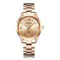 Montre-bracelet de luxe classique et élégante, étanche, pour femme, avec grands chiffres et affichage de la date – un excellent cadeau