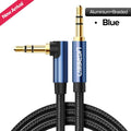 Câble auxiliaire HI-FI 3,5 mm mâle-mâle pour autoradio, casque, téléphone portable