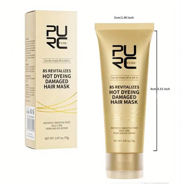 Masque Capillaire Professionnel 8 Secondes Crème de Soin Capillaire Kératine