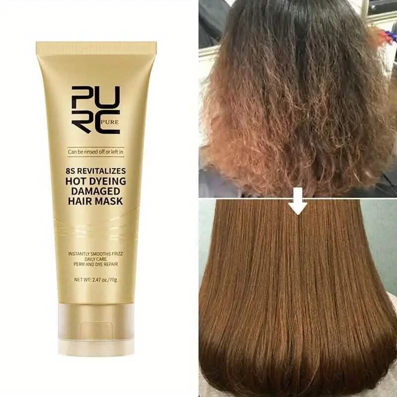 Masque Capillaire Professionnel 8 Secondes Crème de Soin Capillaire Kératine