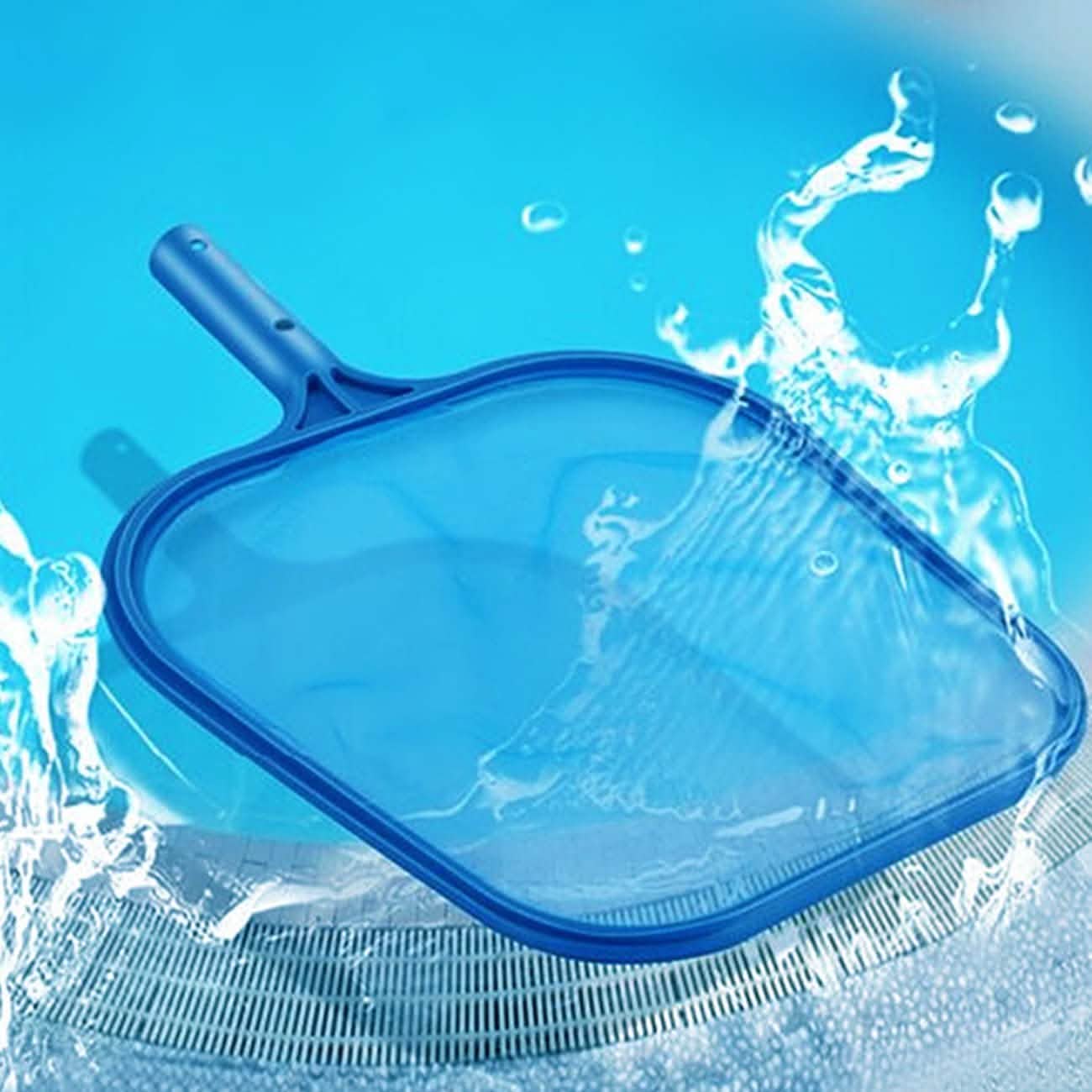 Râteau à feuilles de piscine professionnel robuste, filet à mailles fines avec cadre