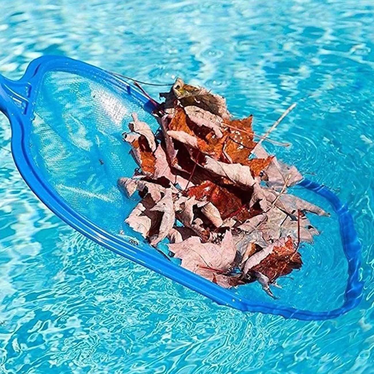 Râteau à feuilles de piscine professionnel robuste, filet à mailles fines avec cadre