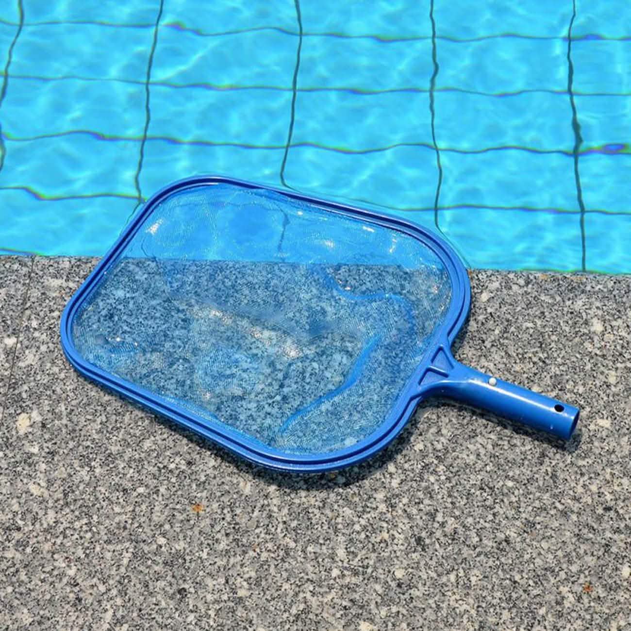 Râteau à feuilles de piscine professionnel robuste, filet à mailles fines avec cadre
