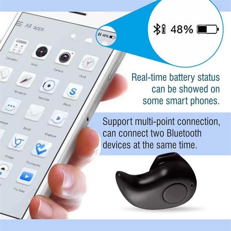 Mini écouteur sans fil Bluetooth invisible professionnel